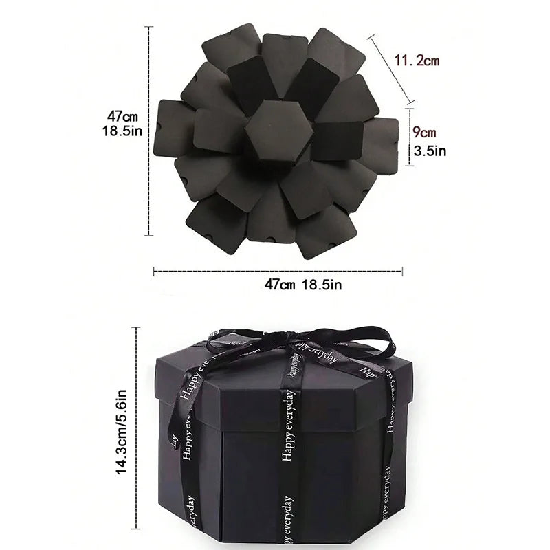 Hexagon Photo Album Box