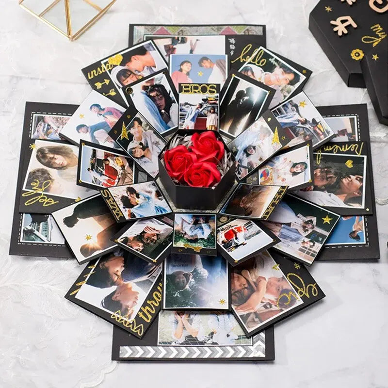 Hexagon Photo Album Box