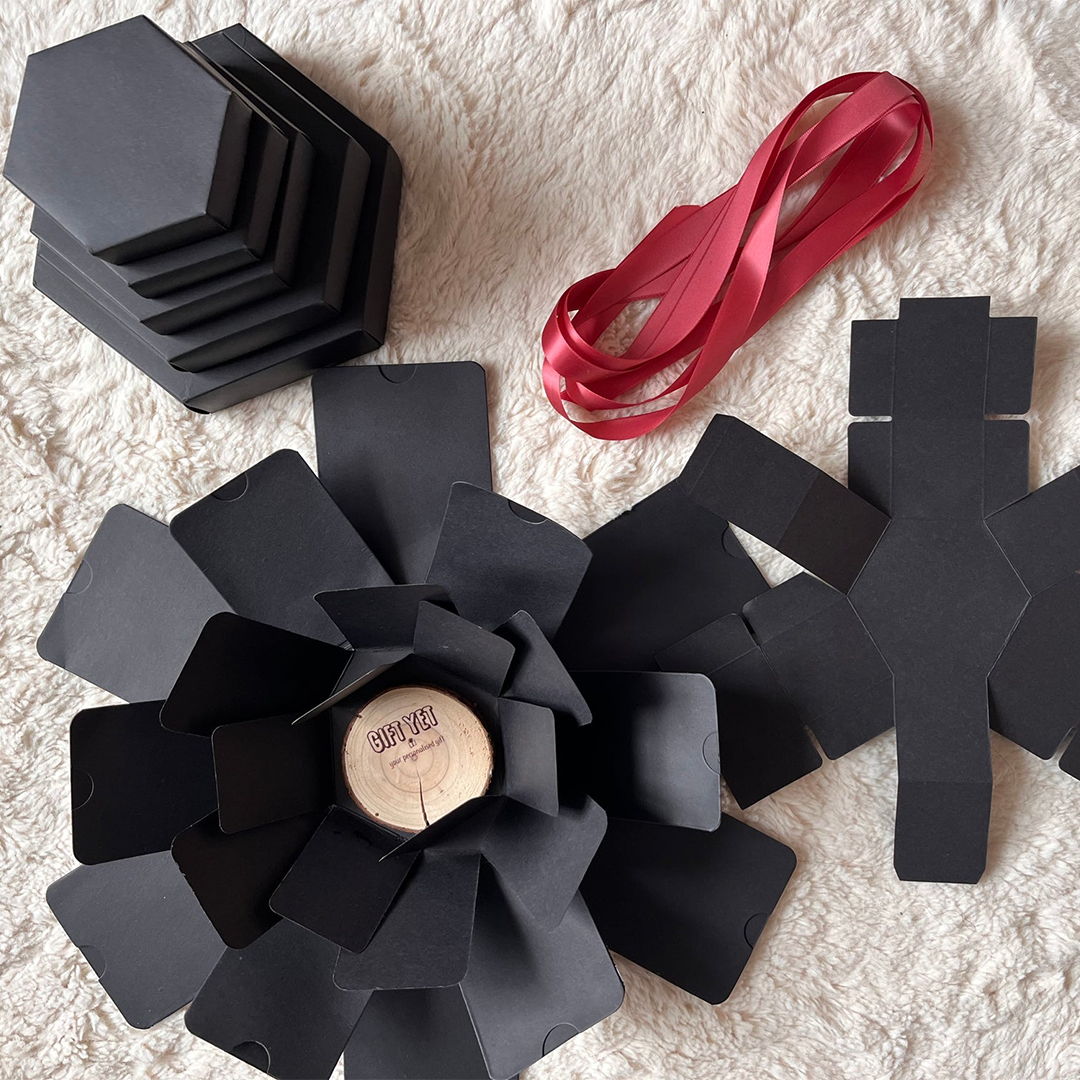 Hexagon Photo Album Box